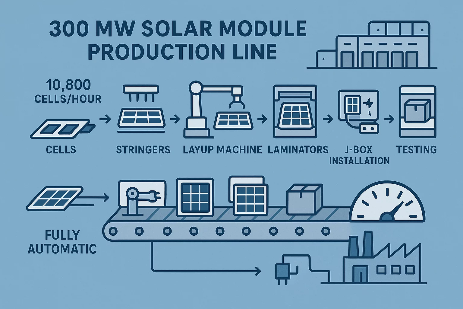 line layout 300 MW